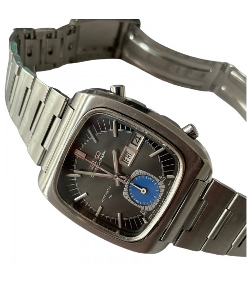 Vintage Seiko Monaco automatic chronograph men's watch 7016-5011