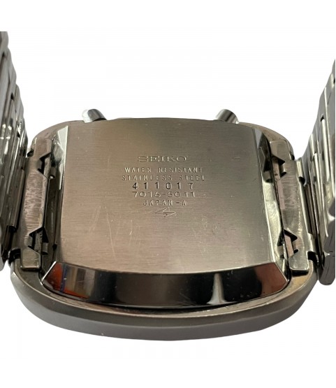 Vintage Seiko Monaco automatic chronograph men's watch 7016-5011