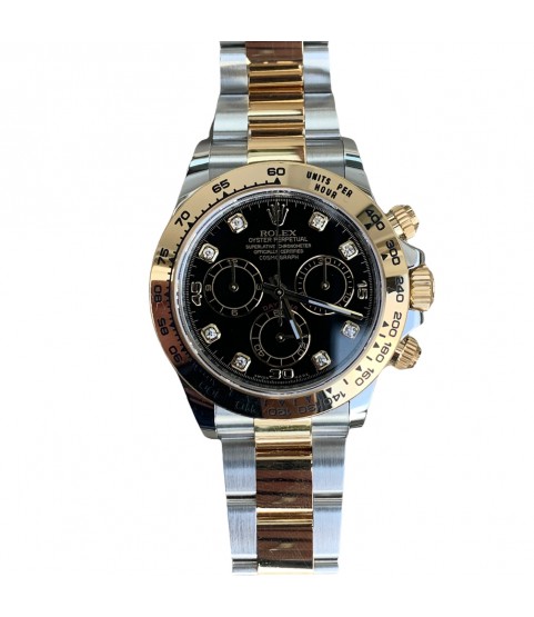 Rolex Daytona Cosmograph 116503 black diamond dial men's watch 2021