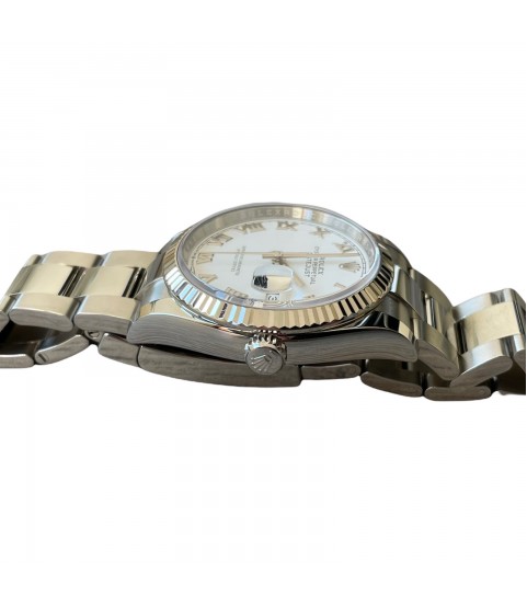 Rolex Datejust 126234 Roman white dial 36mm watch 2021