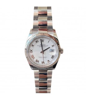 Rolex Datejust 126234 Roman white dial 36mm watch 2021