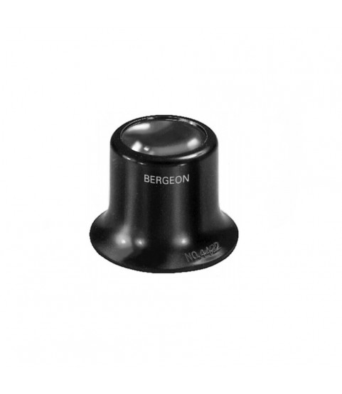 Bergeon 4422-3.5 watchmaker's loupe, plastic housing, inner screw ring, 2,8x magnification