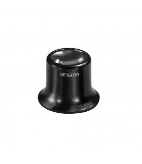 Bergeon 4422-4 watchmaker's loupe, plastic housing, inner screw ring, 2.5 magnification