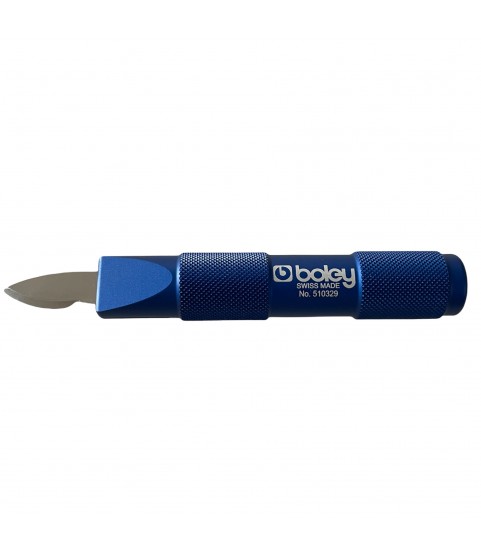 Boley watchmakers knife case opener with special grip for right-handers