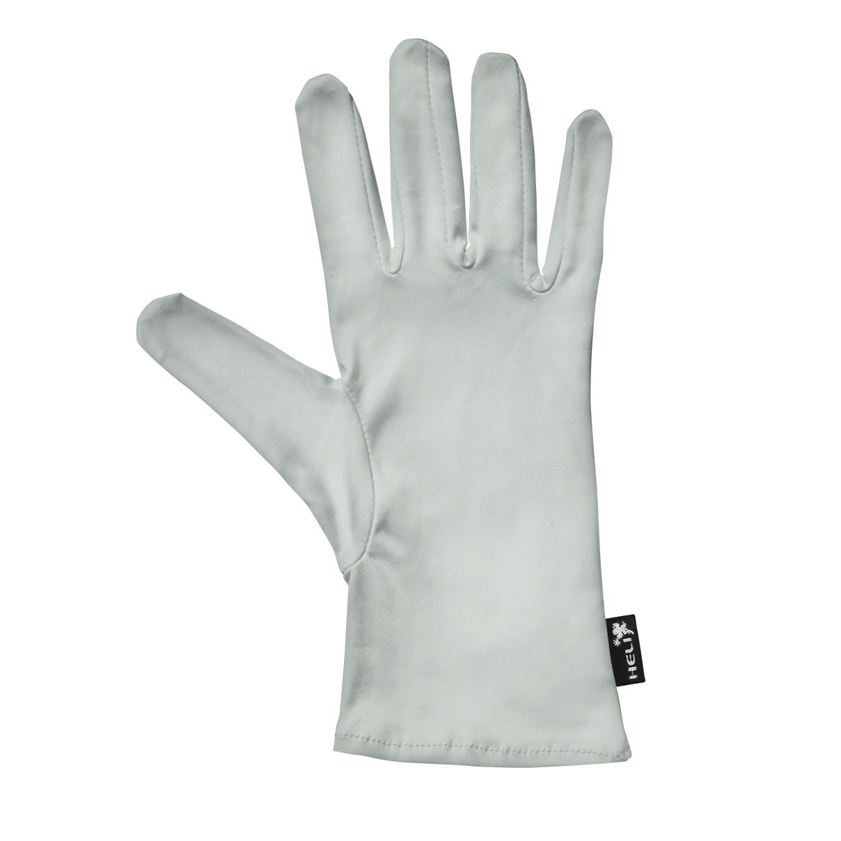 Heli presentation gloves, microfiber, silver-gray, size L, 1 pair