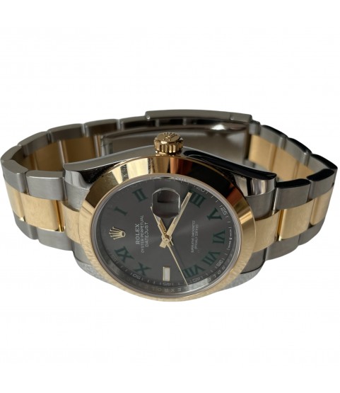 New Rolex Datejust 126303 Wimbledon dial watch 41mm 2021
