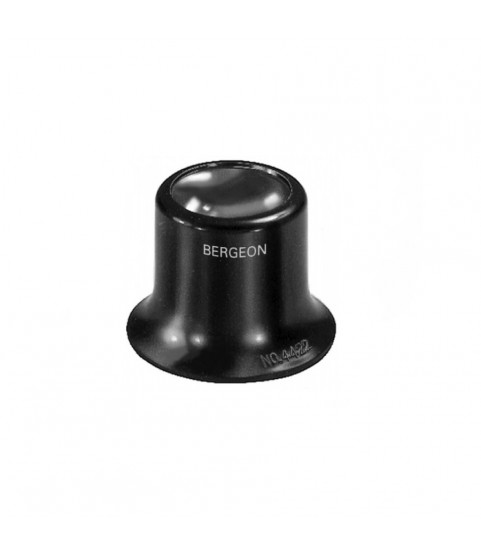 Bergeon 4422-3 watchmaker's loupe, plastic housing, inner screw ring, 3.3x magnification