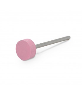 Polisher Universal pink silicon carbide wheel, Ø 11 x 4 mm, soft, grain very fine, HP-shank