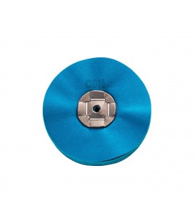 Merard Polishing wheel for pre-polishing N° C9N, blue cotton, Ø 120 mm, 48 folds