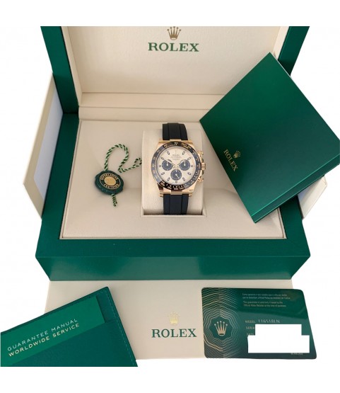 New Rolex Daytona 116518LN 18k gold oysterflex watch 2022