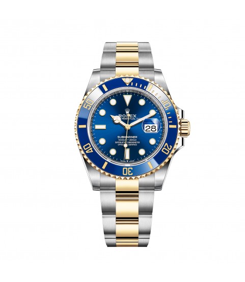 New Rolex Submariner 126613 Two Tone blue dial 18k gold 2022
