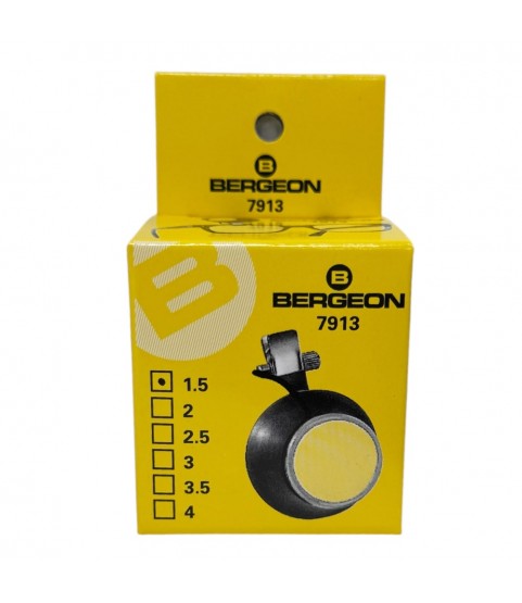 Bergeon 7913-1.5 eyeglass watchmaker loupe with clip 6.7x