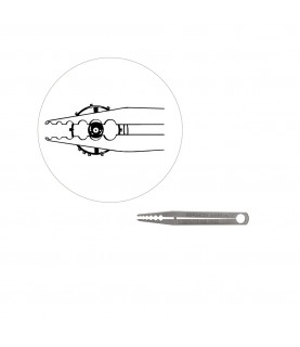 Bergeon 4852 watch tweezer roller remover and turner