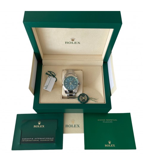 New Rolex Milgauss 116400GV blue dial men's watch 2022