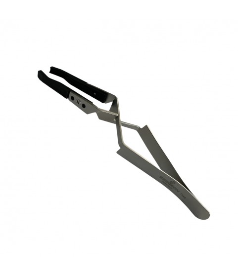 Bergeon 7140 tweezers with carbon fibre tips for dials and glasses 120mm
