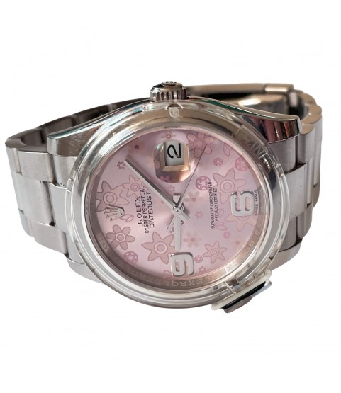 Rolex Datejust 116200 Pink Florals dial lady watch 36mm full set
