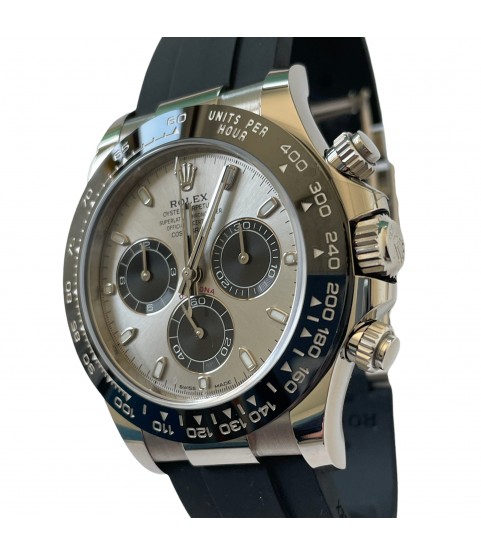 New Rolex Daytona Cosmograph 116519LN Oysterflex white gold men's watch 2022