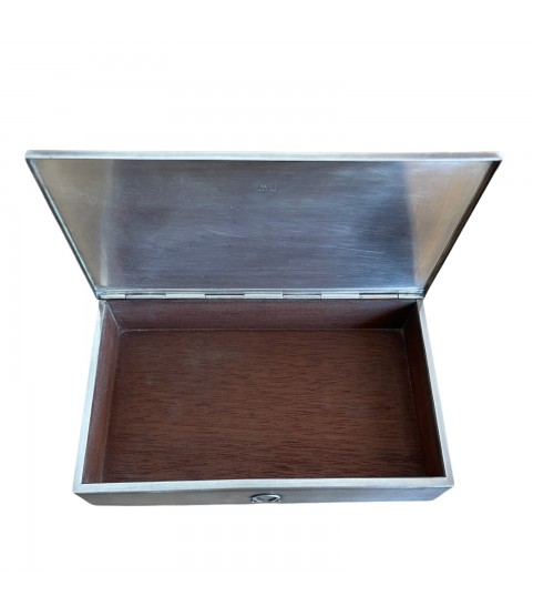 Vintage rare Omega sterling silver watch box silver 925 1950's Vintage rare Omega sterling silver watch box silver 925 1950's