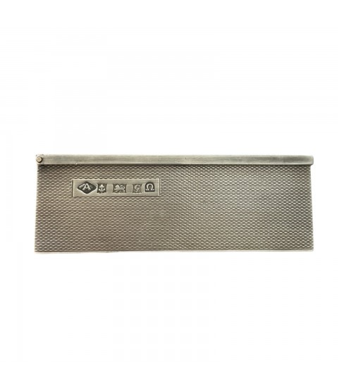Vintage rare Omega sterling silver watch box silver 925 1950's Vintage rare Omega sterling silver watch box silver 925 1950's