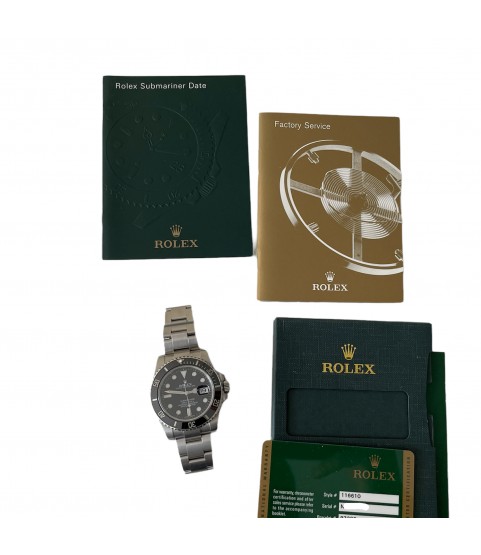 Rolex Submariner 116610LN men's watch with papers 2010