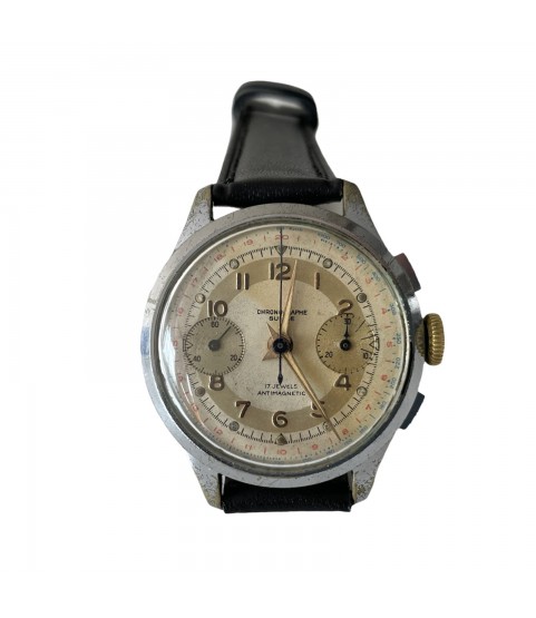 Vintage Chronographe Suisse men's watch Landeron 48