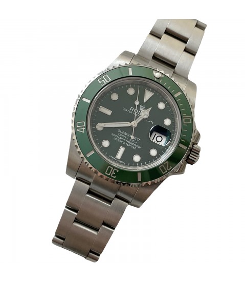 Rolex Submariner Hulk 116610LV stainless steel watch 40mm 2016