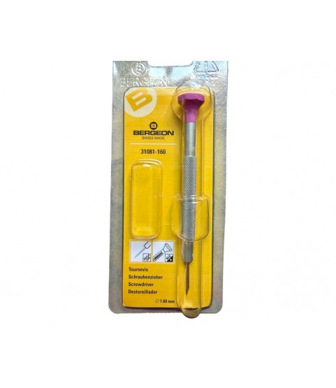 Bergeon 31081-160 Non-Magnetic Watchmaker Screwdriver - 1.60mm Bergeon 31081-160 Non-Magnetic Watchmaker Screwdriver - 1.60mm