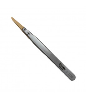 Boley grain tongs with wooden tips tweezer Form F for sensitive components 130 mm