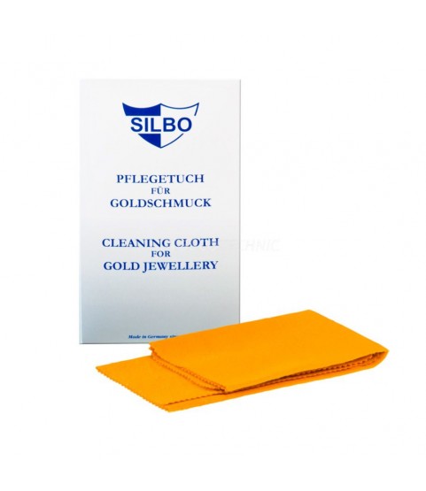 Silbo cleaning cloth for gold jewelry, cotton, 30 x 24 cm