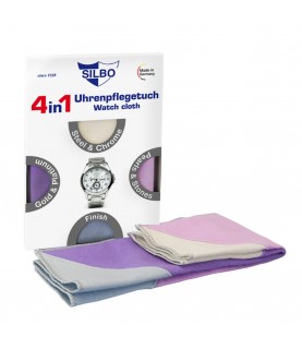 Silbo watch cotton cloth 4 in 1 35 x 35 cm Silbo watch cotton cloth 4 in 1 35 x 35 cm