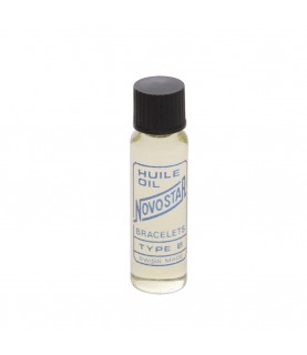 Novostar oil type B for watches and clocks, gear train, escape wheels, balance staffs, escapement 5 ml