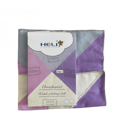 Heli watch cleaning and polishing cloth 4 in 1
