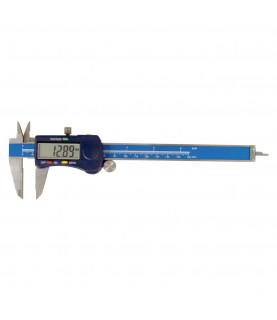 Digital caliper with LCD display and thumb roller, measuring range 0 – 155 mm / 0 - 6