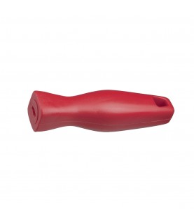 Dick file handle plastic, red, length 100 mm