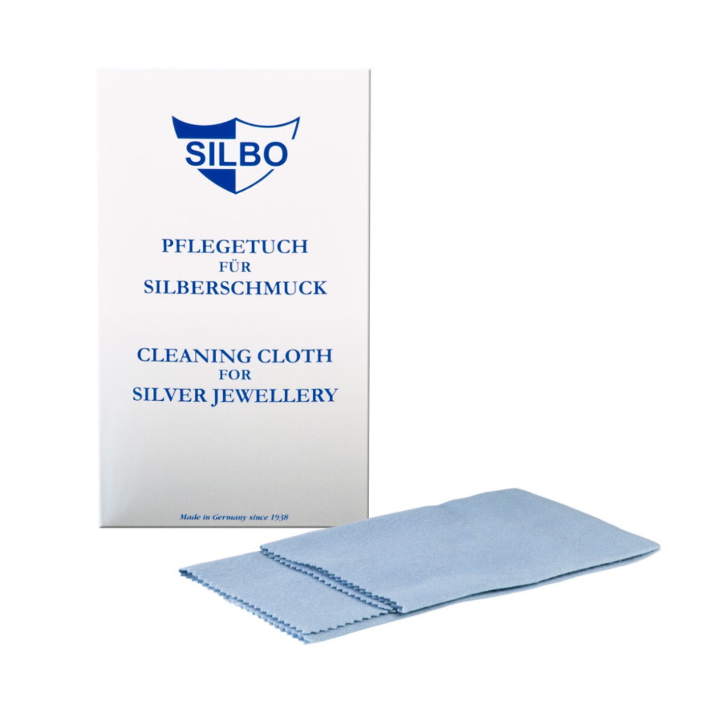Silbo Cleaning Cloth for Silver Jewelry, Cotton, 30 x 24 cm