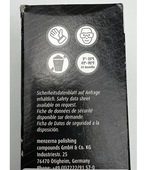 Menzerna polishing paste M5 for stainless steel, precious metals and lacquer 0.500 kg