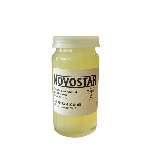 Novostar grease type E for barrels and mainsprings of watches and clocks 30ml