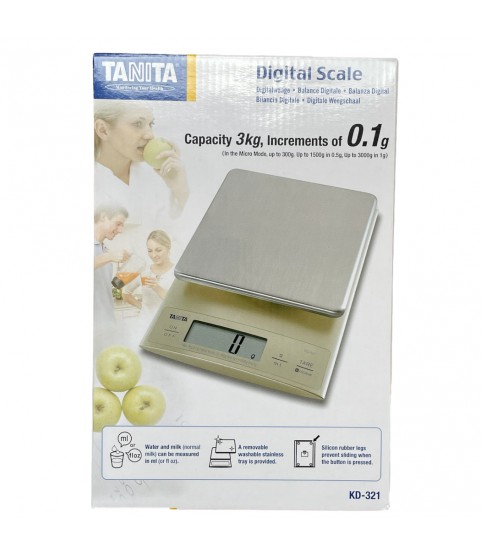 Tanita KD-321 digital scale up to 3000 grams (105oz)