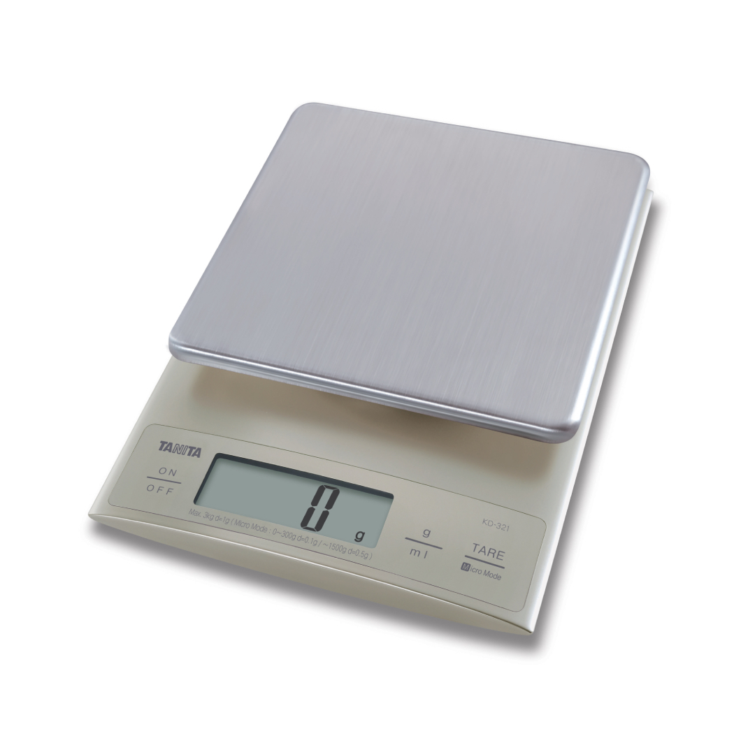 Tanita Digital Kitchen Scale 3kg - Silver