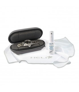 Heli watch care set with watch cloth, metal watch strap spray cleaner and watch case