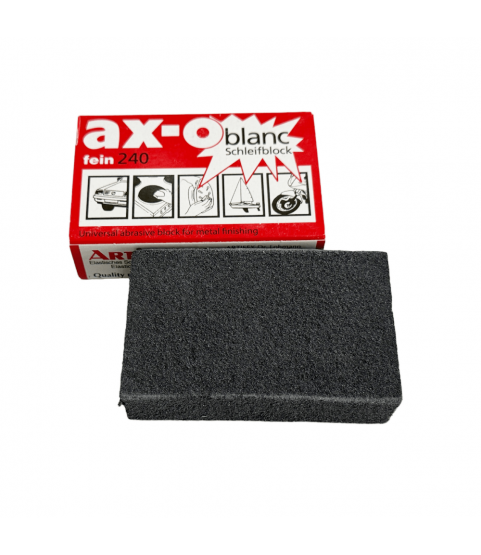 Artifex abrasive sponge ax-o blanc for grinding, matting, rust removal, cleaning and polishing - 240 coarse