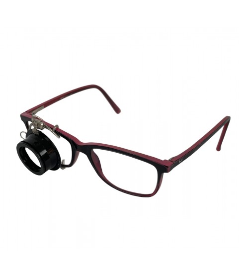 ARY Strength 2, 5.0x watchmaker loupe for eyeglass spectacle, left side