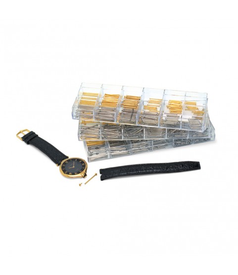 Assortment of 180 T-bars to screw Ø 1,35 mm length 10-20 mm