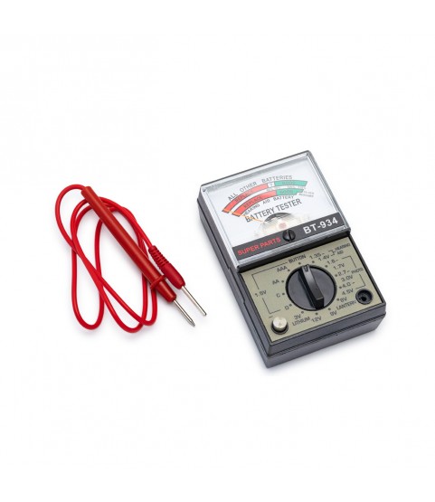 Battery Tester BT-934 for all common round and button cells