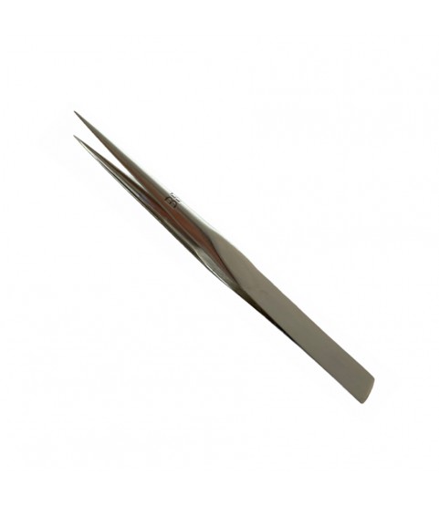 Bergeon 1055-BB nickelled steel grooved points tweezers 120mm