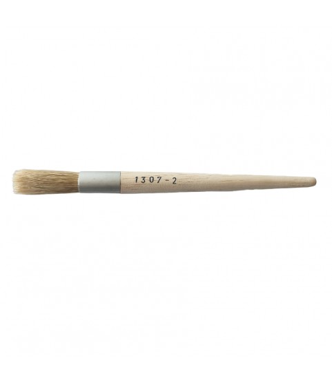 Bergeon 1307-02 watchmaker white silk cleaning brush Ø 9 mm