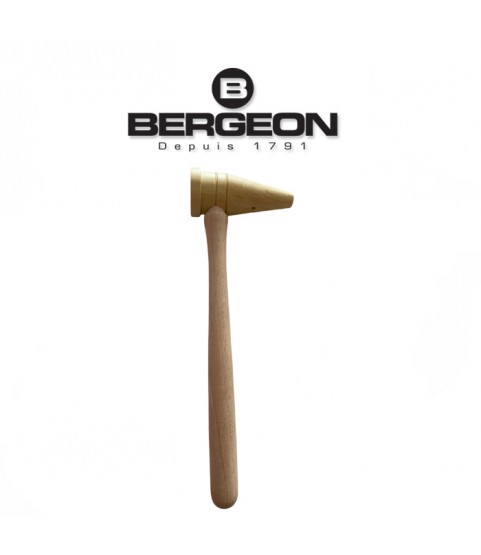 Bergeon 1447 watchmaker hammer made of boxwood 75 x 225 mm