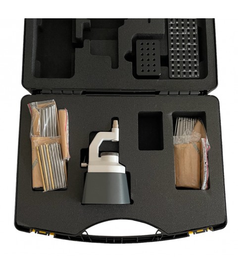Bergeon 15285-D staking tool with 100 punches and 20 stakes