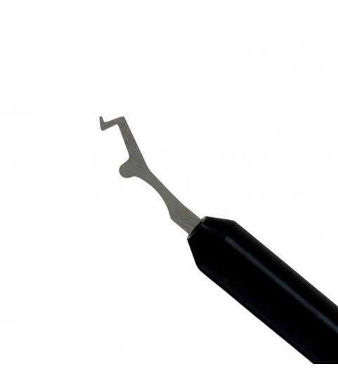 Bergeon 15432-A lever for balance cock, black, 5 mm