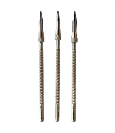 Bergeon 2566 assortment of 3 holders screw contents